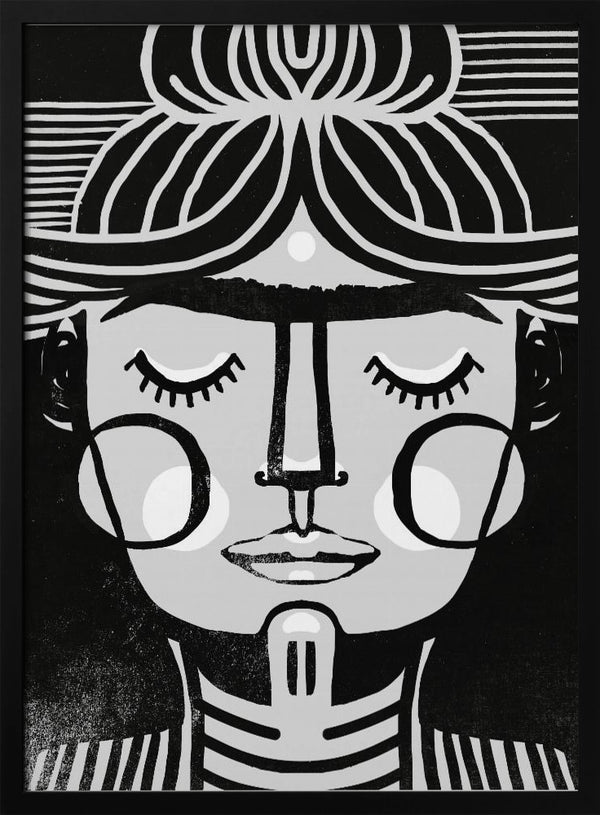 Tablou înramat „Symmetric Serenity” de Treechild