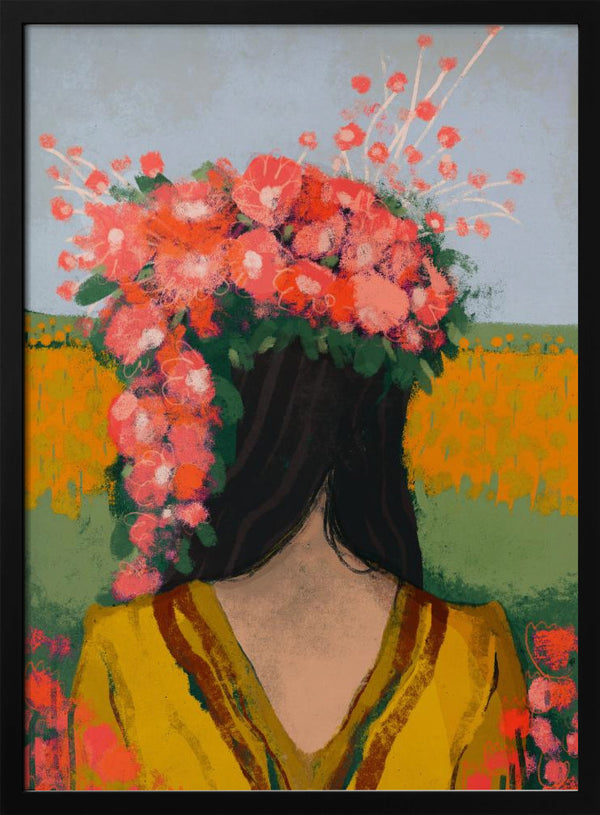 Tablou înramat „Floral Reverie” de Treechild