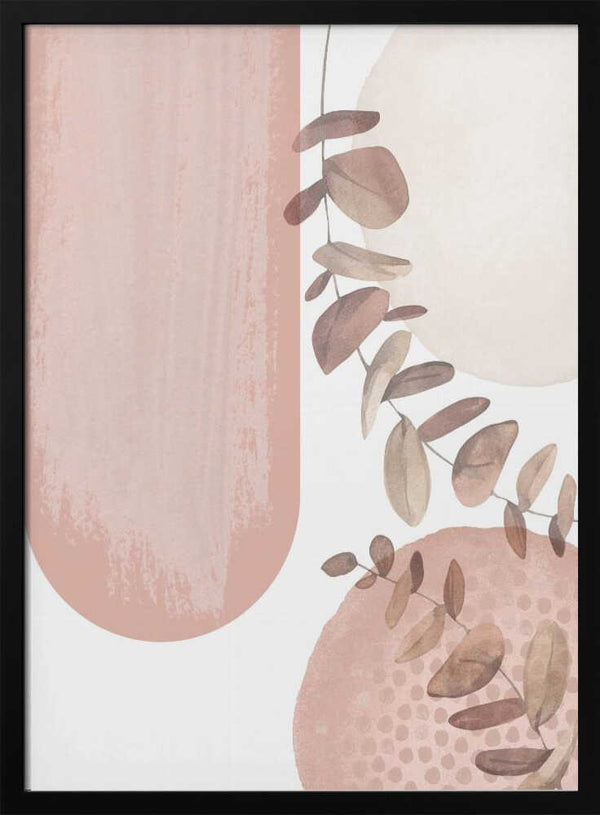 Tablou înramat „boho pink-2” de Sally Ann Moss