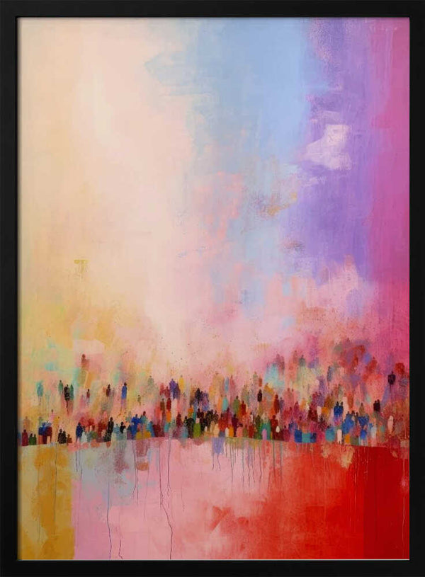 Tablou înramat „Colorful Haze” de Treechild