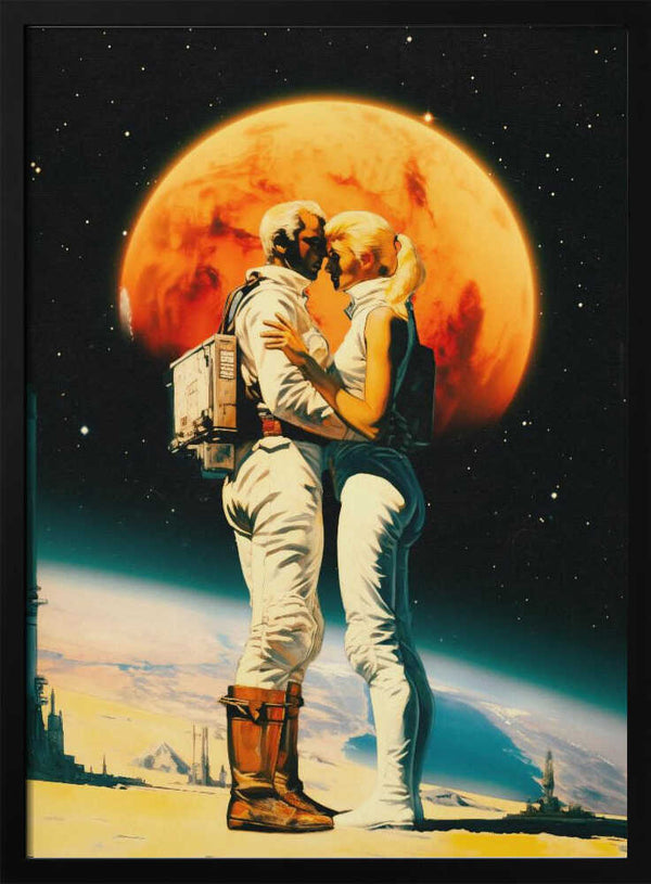 Tablou înramat „Intergalactic Love” de Taudalpoi