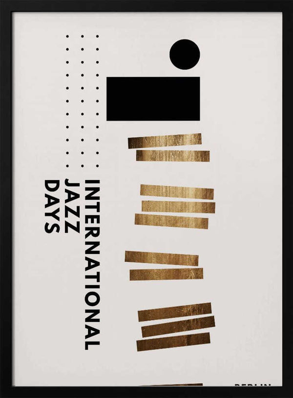 Tablou înramat „Jazzy Days 5” de Kubistika