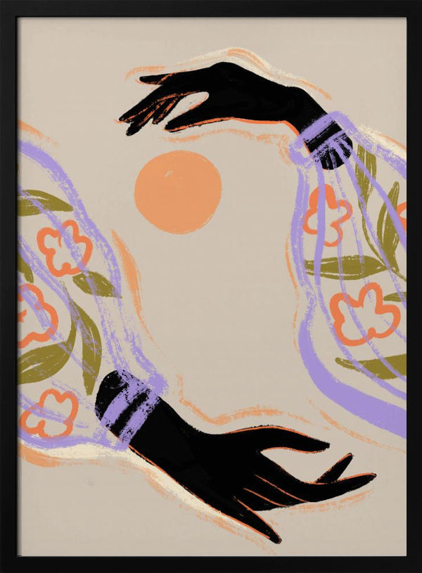 Tablou înramat „Embrace The Sun” de Arty Guava