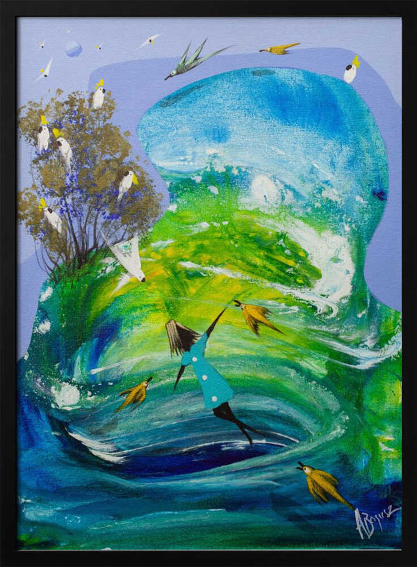 Tablou înramat „A new beginning” de Adam Bogusz