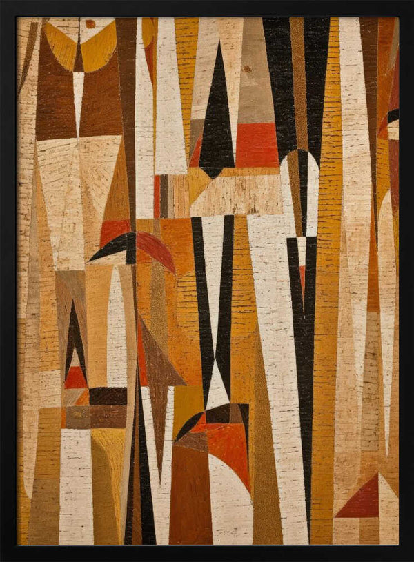 Tablou înramat „Geometric Harmony” de Treechild