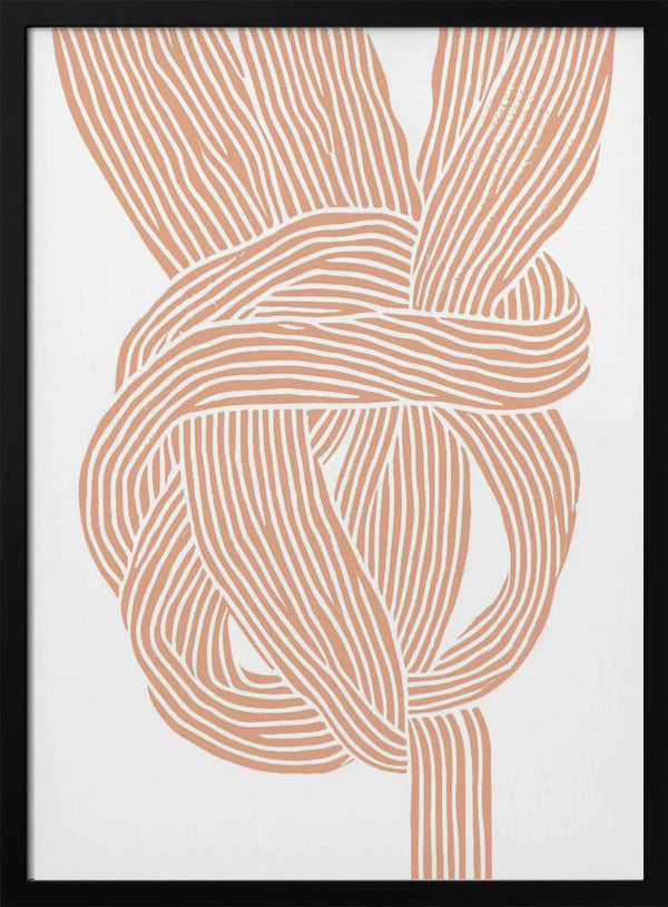 Tablou înramat „Endless Loop Lines” de Treechild