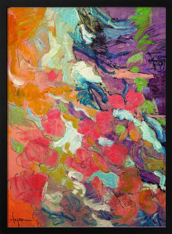 Tablou înramat „ Graceful Descent” de Dorothy Fagan