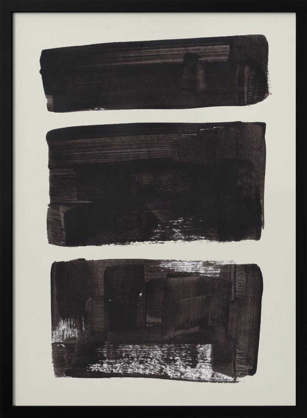 Tablou înramat „Ink Motif 9” de Ejaaz Haniff