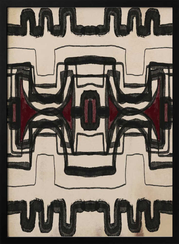 Tablou înramat „Movement II” de Gemma Bardot