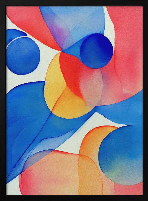 Tablou înramat „Nature Inspired Abstract Watercolor (Day 59)” de Mauro