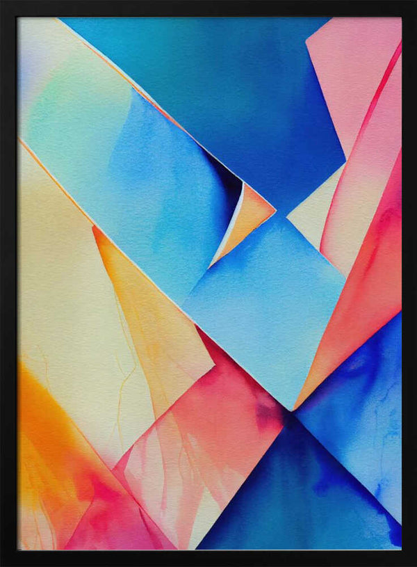 Tablou înramat „Nature Inspired Abstract Watercolor (Day 91)” de Mauro