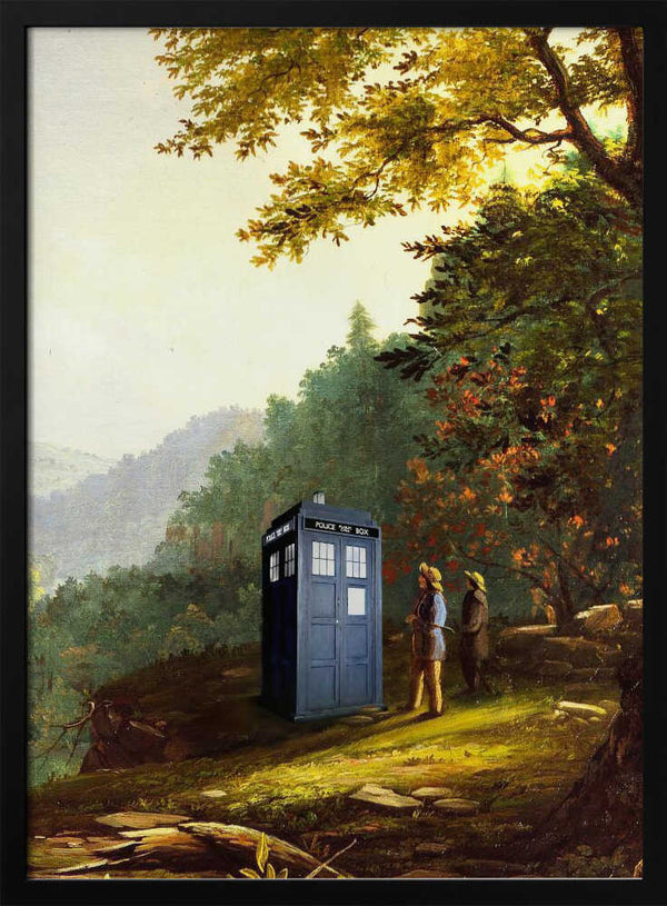 Tablou înramat „Is Time Travel Possible” de Dikhotomy