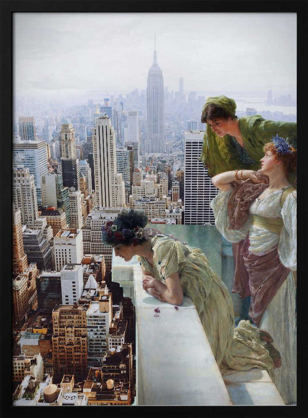 Tablou înramat „Manhattan View” de Dikhotomy