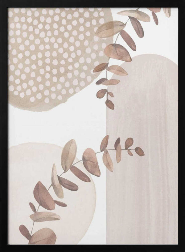 Tablou înramat „Boho In Neutral 1” de Sally Ann Moss