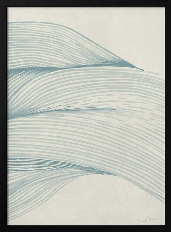 Tablou înramat „Ocean in lines 01” de Lucrecia Caporale