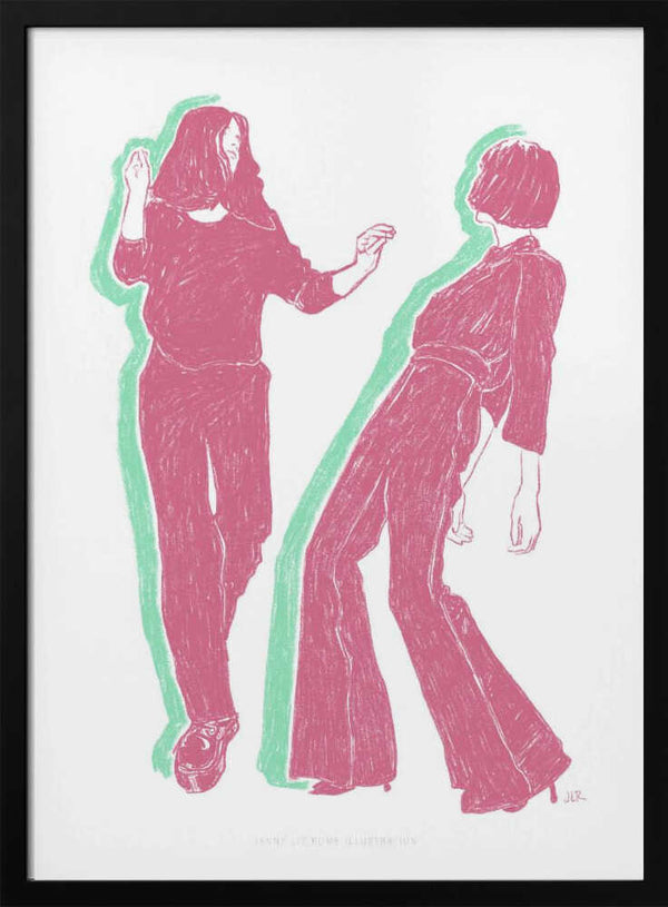 Tablou înramat „Jlr Dancing3 Copy” de Jenny Liz Rome