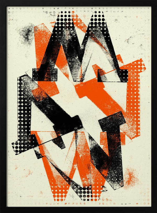 Tablou înramat „Bold Chaos” de Petr Strnad