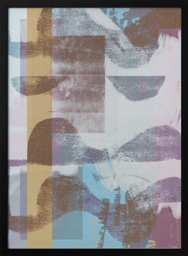 Tablou înramat „Abstract Shapes In Warm Pastel Colors 0010” de Dina Dankers