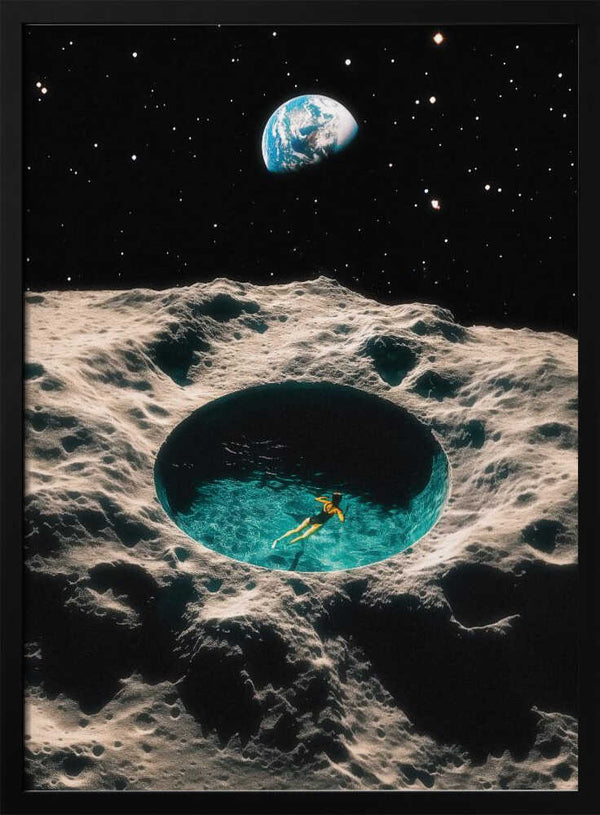 Tablou înramat „Crater Pond” de Taudalpoi