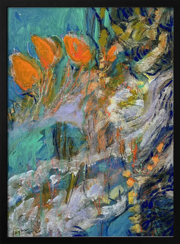 Tablou înramat „Vivid Floral Dream” de Dorothy Fagan