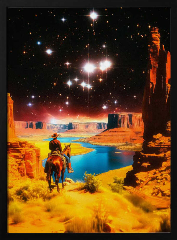 Tablou înramat „The Cosmic Frontier” de Taudalpoi