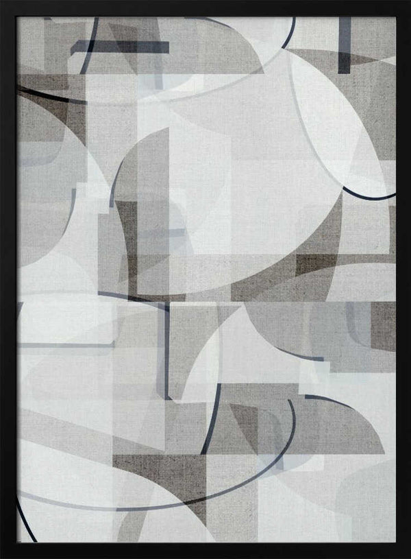 Tablou înramat „Neutral Curves 4” de cartissi