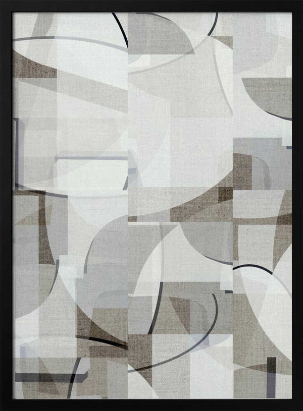 Tablou înramat „Neutral Curves 7” de cartissi