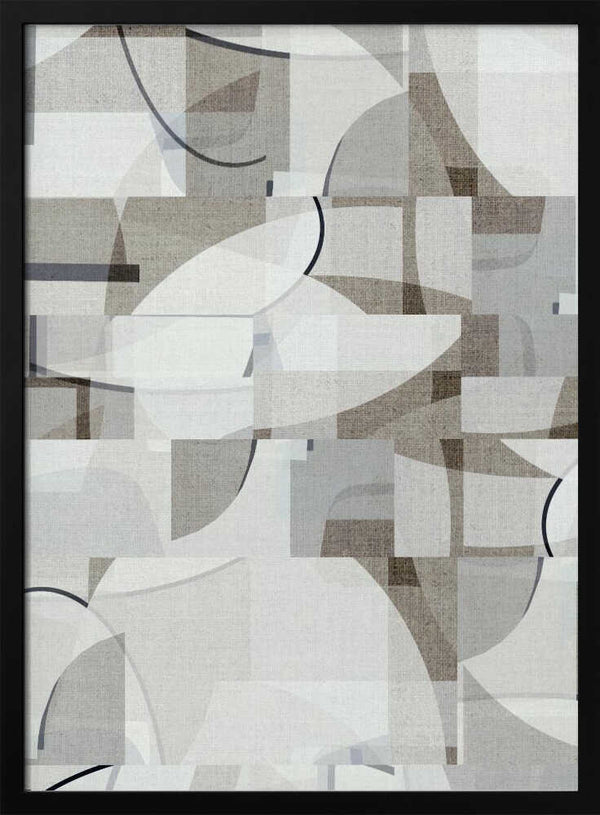 Tablou înramat „Neutral Curves 8” de cartissi