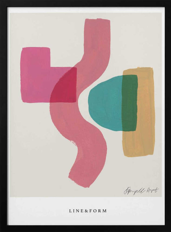 Tablou înramat „Shapes in Motion” de Treechild