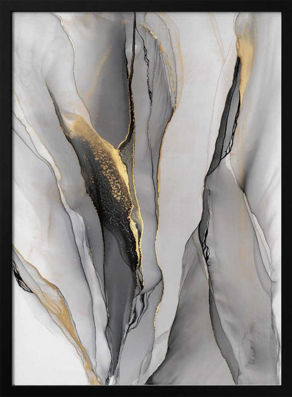 Tablou înramat „Golden Veins” de Alevtina Shelest