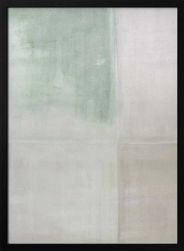 Tablou înramat „Pastel Painted Wall Sage Green Nude” de Alexandra Weise