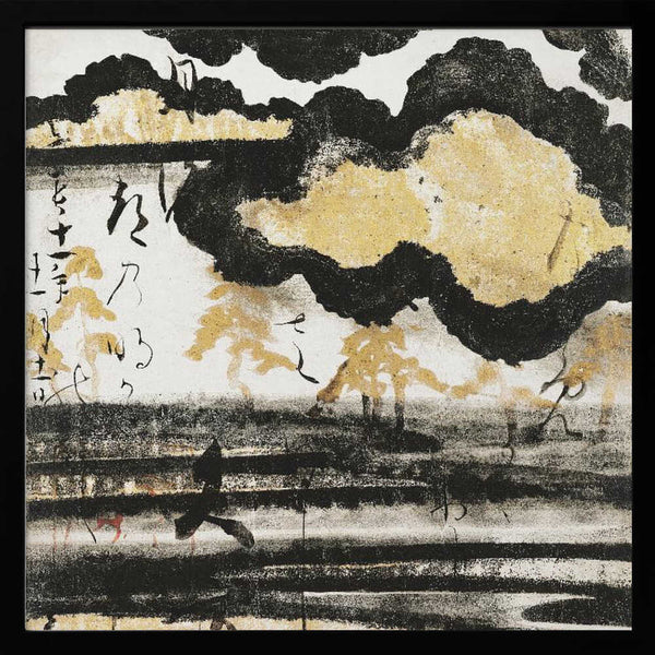 Tablou înramat „Pine On a Beach (1606) By Hon'ami Koetsu” de Hon'ami Koetsu