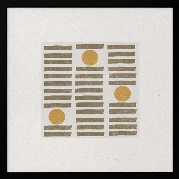 Tablou înramat „Golden Harmony” de THE MIUUS STUDIO