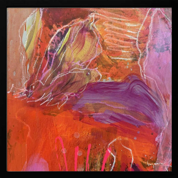 Tablou înramat „Vibrant Whirlwind” de Dorothy Fagan