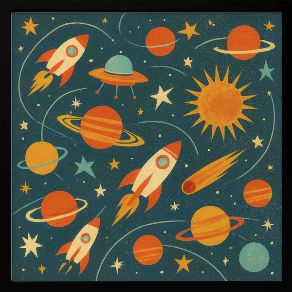 Tablou înramat „Planetary Exploration” de Taudalpoi