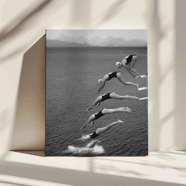 Tablou canvas „The beauty of diving” de Greetje van Son