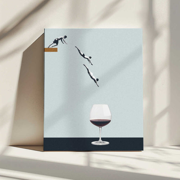 Tablou canvas „Your best friends forget you get old” de Maarten Léon