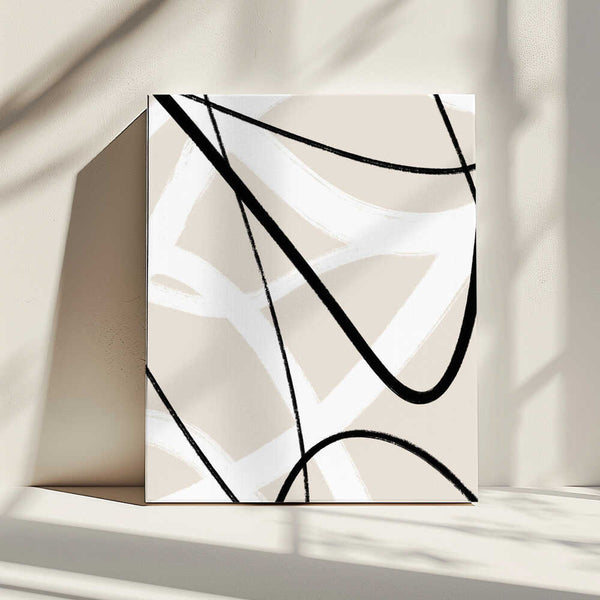 Tablou canvas „Fluid Line Dance” de uplusmestudio