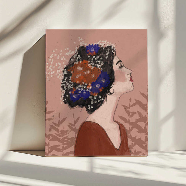 Tablou canvas „Blossoms in Profile” de Treechild