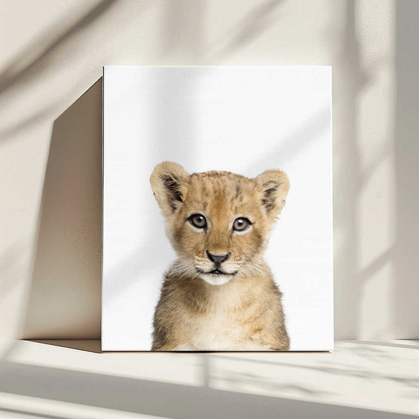 Tablou canvas „Baby Lion” de Kathrin Pienaar