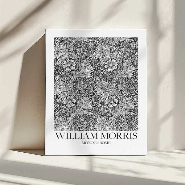 Tablou canvas „Marigold Monochrome” de William Morris