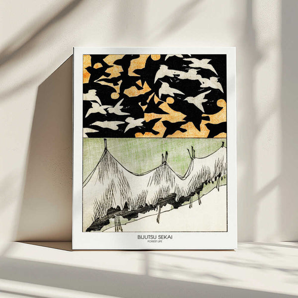 Tablou canvas „Forest Life” de Bijutsu Sekai