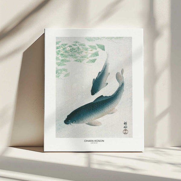 Tablou canvas „Carp Or Koi” de Ohara Koson