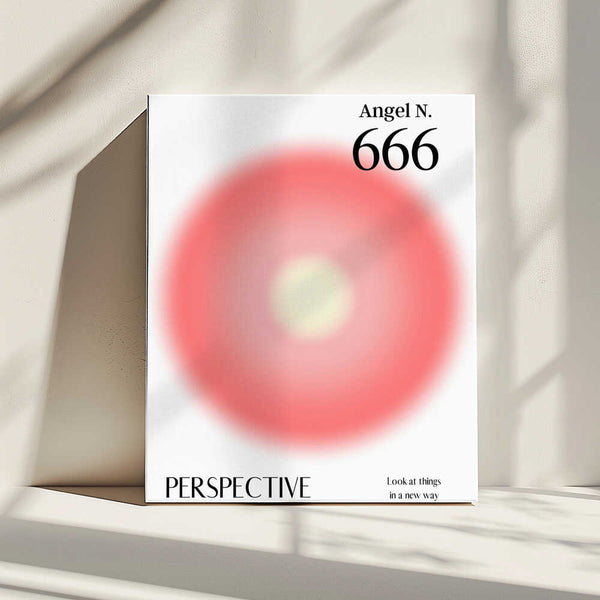 Tablou canvas „Angel Number 666” de Amélie