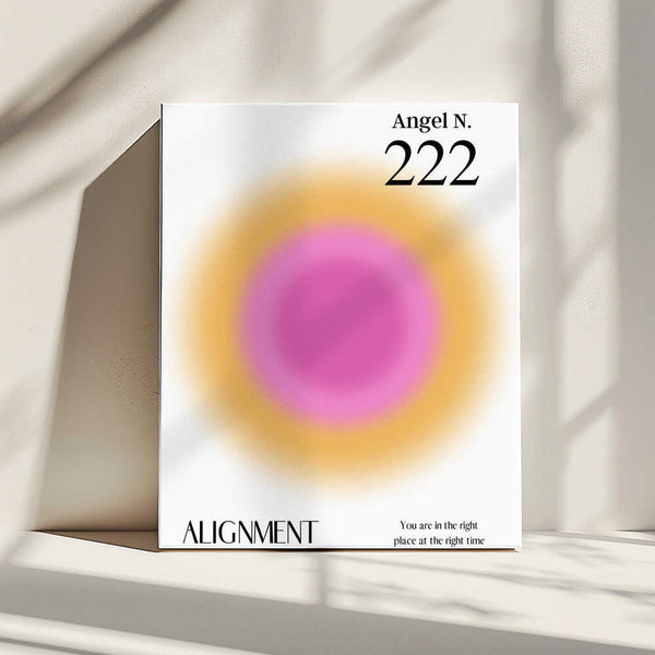 Tablou canvas „Angel Number 222” de Amélie