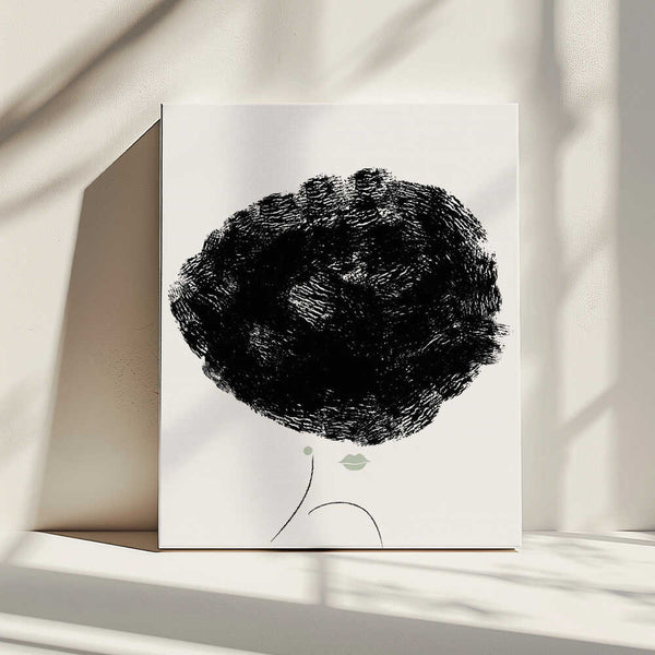 Tablou canvas „Green Lips” de Pictufy Studio II