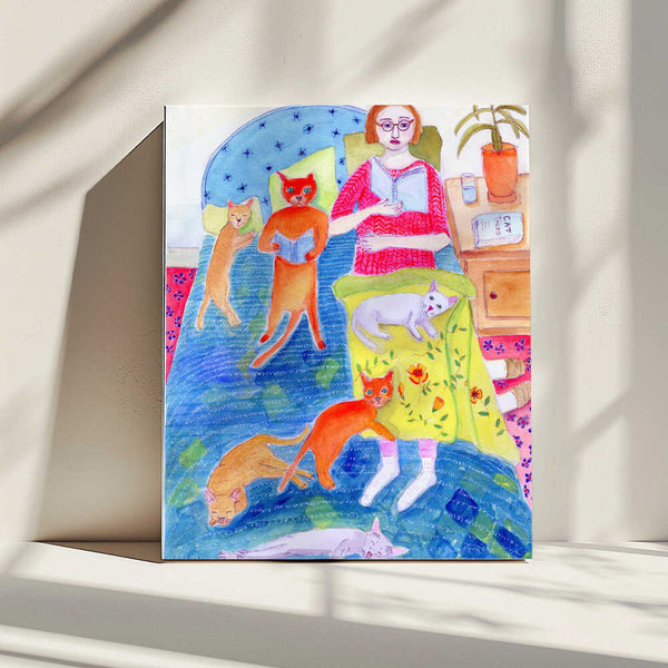 Tablou canvas „Night Ritual” de Sharyn Bursic