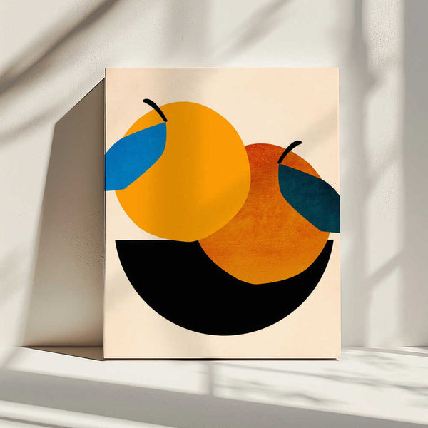 Tablou canvas „Two Oranges” de Kubistika