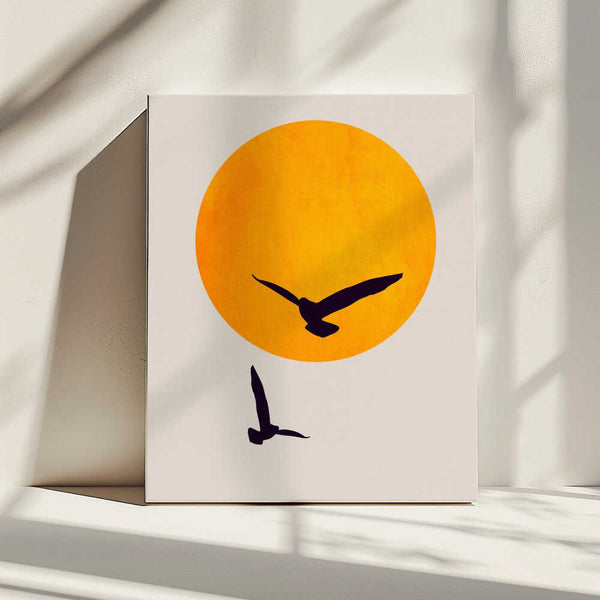 Tablou canvas „Birds In the Sky” de Kubistika