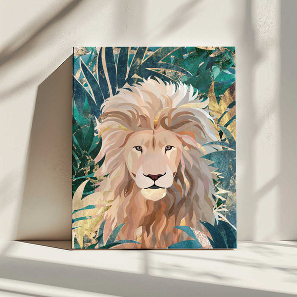 Tablou canvas „Lion Jungle 2” de Sarah Manovski
